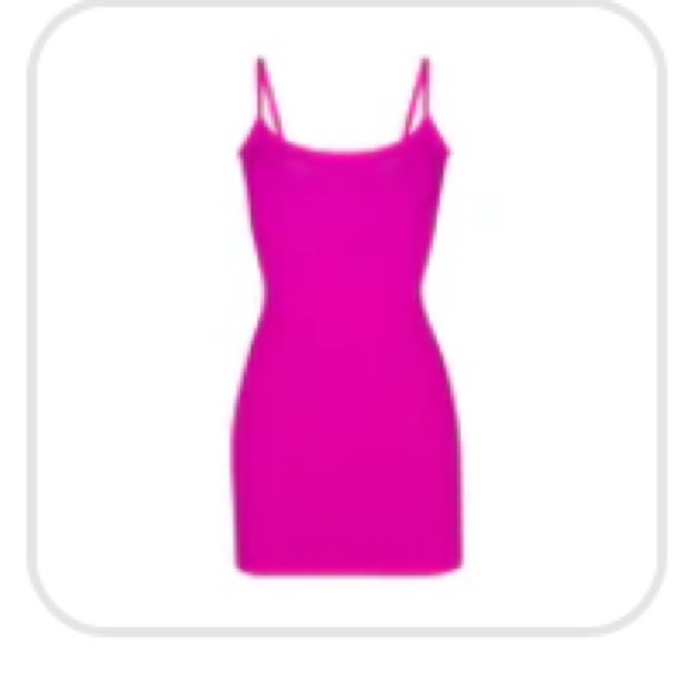 Vibrant Pink Bodycon Dress